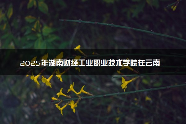 2025年湖南财经工业职业技术学院在云南招生代码及专业代码 湖南财经工业职业技术学院云南代码是多少？怎么查询？