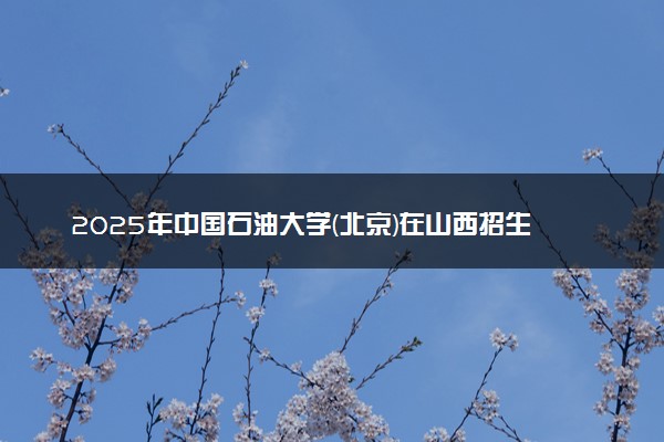 2025年中国石油大学(北京)在山西招生代码：1050 专业代码及报考指南